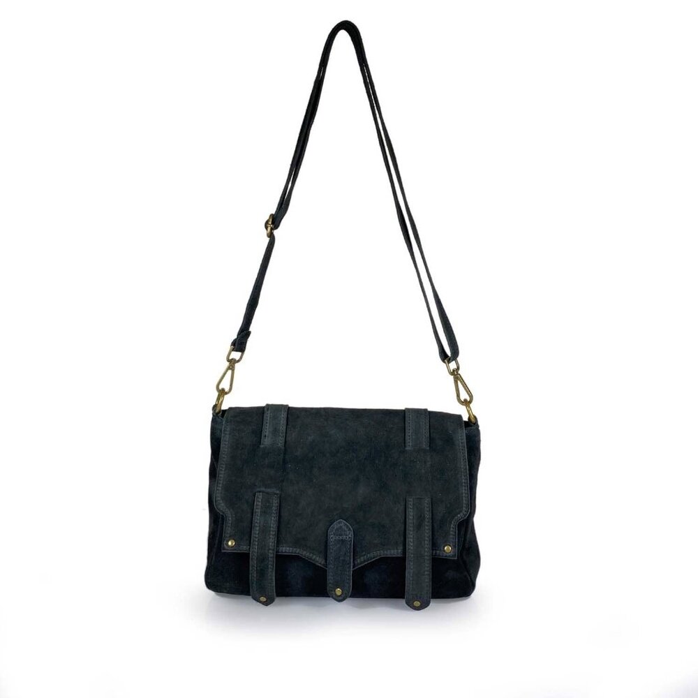 Suede Leather Handbag